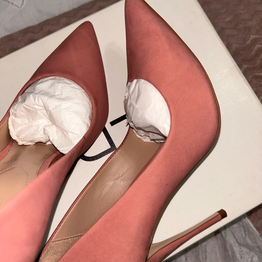 Suede Pastel Pink Aldo Heels
